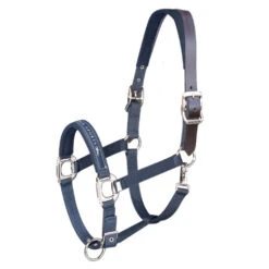 Schockemohle Memphis Fleece Lined Halter -Weaver Leather Store memphis breakaway navy 1311 00020 schockemoehle 92397.1650664917
