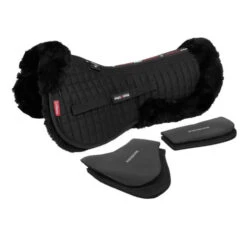 LeMieux Pro-Sorb Merino+ Half Pad 2-Pocket -Weaver Leather Store merino plus pro sorb HP black black lemieux 27630.1670984868