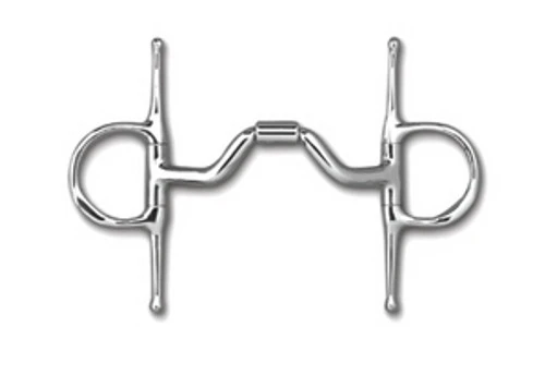 Myler Ported Barrel Full Cheek With Hooks - MB 33 - Level 3 3 Myler Ported Barrel Full Cheek With Hooks - MB 33 - Level 3