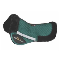 Shires Performance Suede Half Pad -Weaver Leather Store performace suede half pad green 5266 shires 53626.1637184395