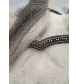 KL Select Pirouette Crystal Browband -Weaver Leather Store pirouette browband brown horse kl select 26005.1668189795
