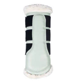 HKM Comfort Premium Fur Protection Boots -Weaver Leather Store protection boots light green 13024 5897 HKM 47945.1672705364