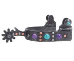 Professional's Choice Purple Dot Spurs