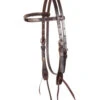 Martin Saddlery Rawhide Laced Brow Headstall -Weaver Leather Store rawhide laced brow hs chocolate hero HB82SL martin saddlery 46610.1669578662