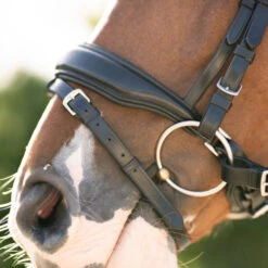 Red Barn Topline Snaffle Bridle -Weaver Leather Store rb topline snaffle bridle black detail 110612 kl select 36707.1689117918