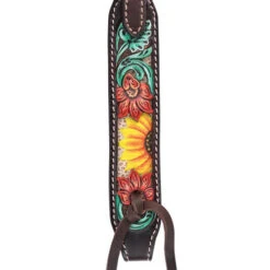 Circle Y Rising Sunflower Brow Headstall -Weaver Leather Store rising sunflower brow hs multicolor side 1002 10 SC circle y 67060.1613178614