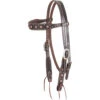 Martin Saddlery Rope Edge Dots Brow Headstall -Weaver Leather Store rope edge dots brow headstall choco HB21REACCS martin 41397.1616965562