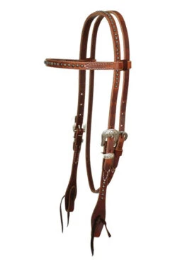 Reinsman Rosewood Spots Brow Headstall -Weaver Leather Store rosewood spots brow headstall 7144 reinsman 98388.1685750820
