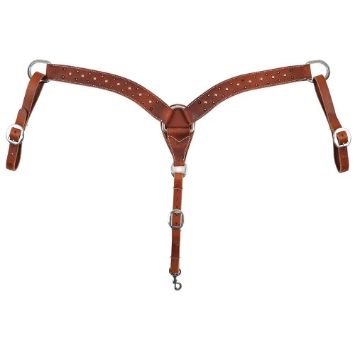 Reinsman Rosewood Spots Contour Breast Collar 3 Reinsman Rosewood Spots Contour Breast Collar
