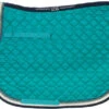 USG All Purpose/Close Contact Square Pad -Weaver Leather Store saddle pad lake ecru navy usg 13619.1589057199