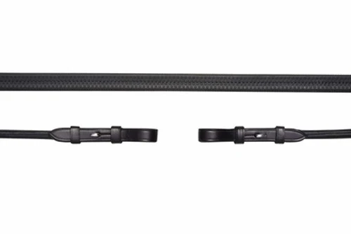 Schockemohle Rolled End Rubber Reins 3 Schockemohle Rolled End Rubber Reins