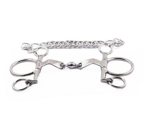 Jump'in Short Shank Flat Twist Pelham 3 Jump'in Short Shank Flat Twist Pelham