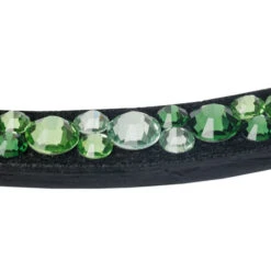 Kavalkade Sparkle Curved Browband -Weaver Leather Store sparkle green curved brow black green detail 202 15 blk green kavalkade 87587.1680800679