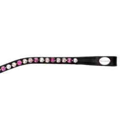 Kavalkade Splendid Curved Browband -Weaver Leather Store splendid browband black pink end 20227 kavalkade 33721.1607125118