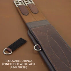 StretchTec Shoulder Relief Girth -Weaver Leather Store stretch tec shoulder relief girth brown d rings TSF 15123.1689017324