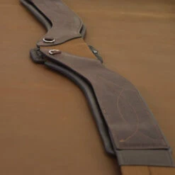 StretchTec Shoulder Relief Girth -Weaver Leather Store stretchtec shoulder relief brown front side ST JMP BRN total saddle 26830.1689017369