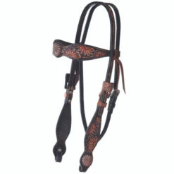 Circle Y Sunflower Brow Headstall -Weaver Leather Store sunflower brow headstall walnut X0210 1001 circle y 85239.1665530135