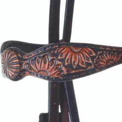 Circle Y Sunflower Brow Headstall -Weaver Leather Store sunflower brow headstall walnut brow X0210 1001 circle y 50591.1665530140