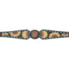 Circle Y Sunflower Buckstitch Breast Collar -Weaver Leather Store sunflower buckstitch bc walnut detail X4328 3001 circle y 75813.1665531183