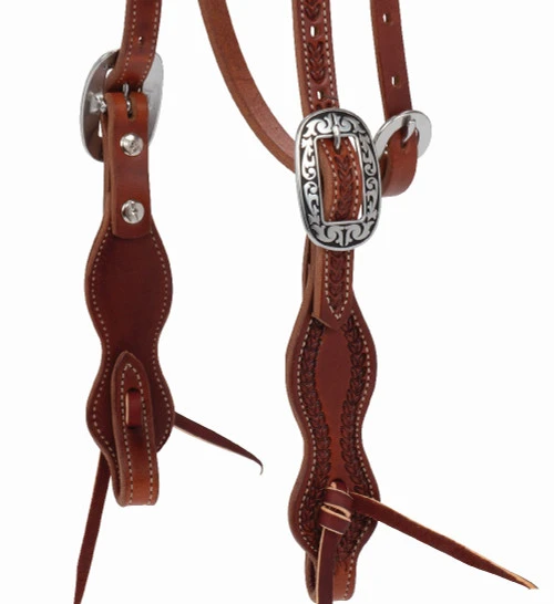Weaver Leather Weaver Synergy Harvest Wheat Brow Headstall 4 Weaver Leather Weaver Synergy Harvest Wheat Brow Headstall - Image 2