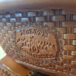 McCall McLite Wade Saddle -Weaver Leather Store tag mclite wade natural round basket stamping mccall 06479.1580334925