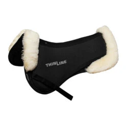 ThinLine Trifecta Half Pad With Sheepskin Rolls 16 ThinLine Trifecta Half Pad With Sheepskin Rolls -Weaver Leather Store trifecta with rolls half pad natural side 7416 thinline 26336.1626814667