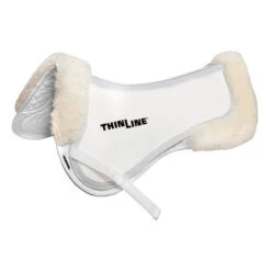 ThinLine Trifecta Half Pad With Sheepskin Rolls 15 ThinLine Trifecta Half Pad With Sheepskin Rolls -Weaver Leather Store trifecta with rolls half pad white 7416 thinline 71293.1626814670