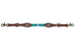 Circle Y Turquoise Round Up Wither Strap -Weaver Leather Store turquoise round u wither strap reg.oil 1025 45 S4 circle y 47658.1686167005