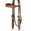 Cashel Two-Tone Floral Brow Headstall 2 Cashel Two-Tone Floral Brow Headstall -Weaver Leather Store two tone floral brow hs brown SA HB22TT cashel 07501.1678409964