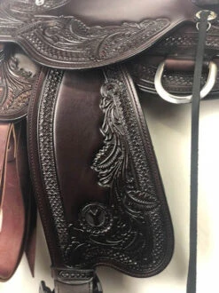 Circle Y Julie Goodnight Wind River Trail Saddle 1750 -Weaver Leather Store wind river saddle fender circle y 40270.1686084993